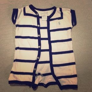 Ralph Lauren Striped Shortall 6M